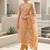 rust summer linen cotton ethnic salwar kameez