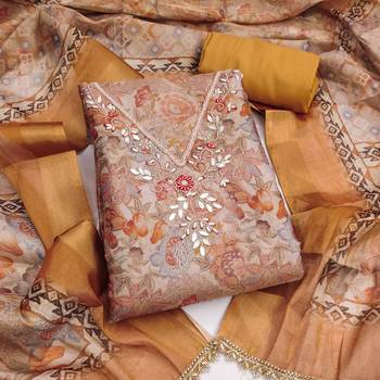 rust summer linen cotton ethnic salwar kameez 2