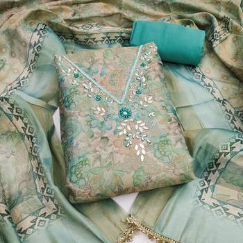 firozi summer linen cotton ethnic salwar kameez 2