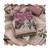 pink ethnic graceful shimmer linen cotton suit for girls