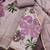 pink ethnic graceful shimmer linen cotton suit for girls