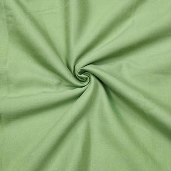 green ethnic graceful shimmer linen cotton suit for girls 4