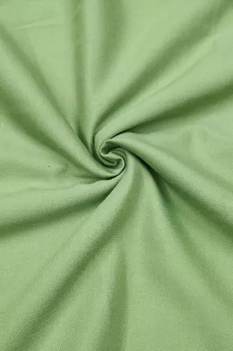 green ethnic graceful shimmer linen cotton suit for girls