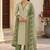 green summer linen cotton ethnic salwar kameez