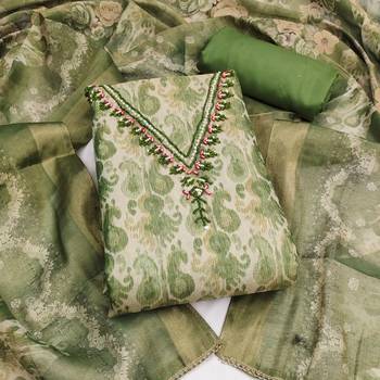 green summer linen cotton ethnic salwar kameez 2