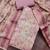pink ethnic graceful shimmer linen cotton suit for girls
