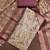 mauve ethnic graceful shimmer linen cotton suit for girls