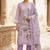 purple summer linen cotton ethnic salwar kameez