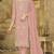 light pink graceful embroidered ethnic salwar kameez