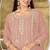 light pink graceful embroidered ethnic salwar kameez