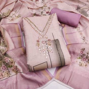 pink summer linen cotton ethnic salwar kameez 2