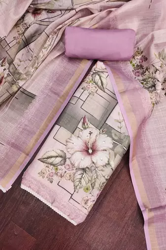 pink summer linen cotton ethnic salwar kameez