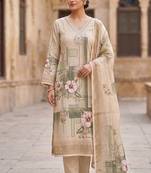 peach summer linen cotton ethnic salwar kameez