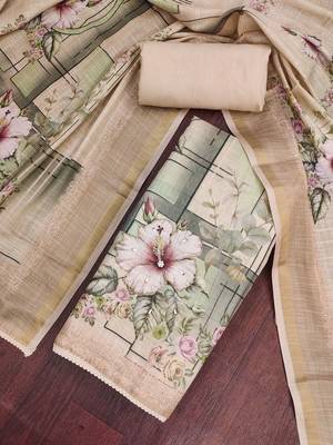 peach summer linen cotton ethnic salwar kameez 3