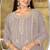 taupe graceful embroidered ethnic salwar kameez