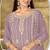mauve graceful embroidered ethnic salwar kameez