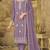 lavender graceful embroidered ethnic salwar kameez