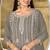 grey graceful embroidered ethnic salwar kameez