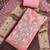 pink banarasi cotton ethnic partywear suit for girls