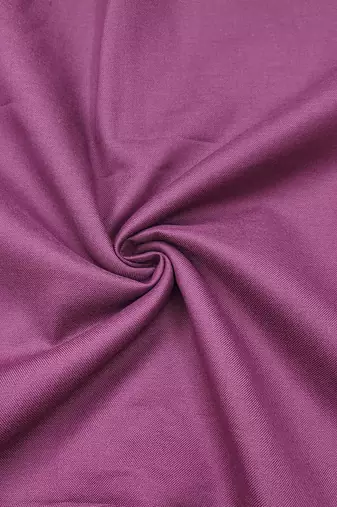 purple shimmer linen cotton ceremonial suit for girls