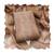 brown shimmer linen cotton ceremonial suit for girls