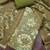 mehendi shimmer linen cotton ceremonial suit for girls