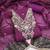 purple banarasi cotton ethnic partywear suit for girls