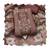 brown shimmer linen cotton ceremonial suit for girls