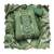 green shimmer linen cotton ceremonial suit for girls