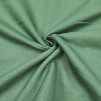 green shimmer linen cotton ceremonial suit for girls 4