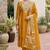 yellow modal cotton formal dress for girls