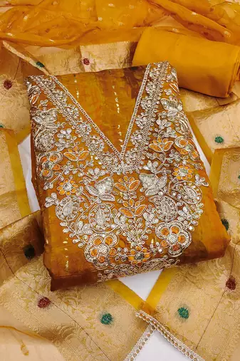 yellow modal cotton formal dress for girls
