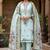 sea green modal cotton formal dress for girls
