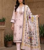 peach modal cotton formal dress for girls