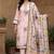 peach modal cotton formal dress for girls
