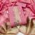 pink banarasi cotton ethnic partywear suit for girls