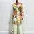 cream chinon partywear suit