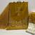 mustard roman silk embroidered partywear suit for girls