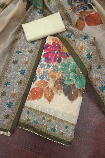 grey modal cotton handwork salwar kameez