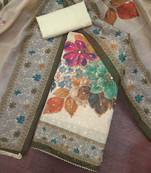 grey modal cotton handwork salwar kameez
