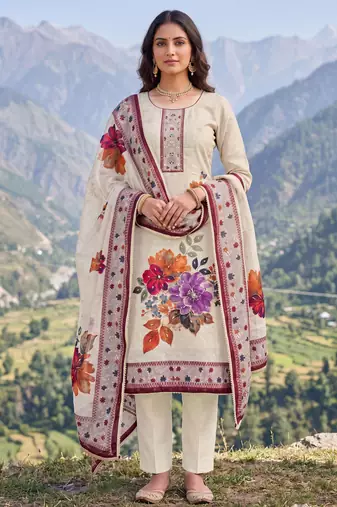maroon modal cotton handwork salwar kameez
