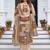 brown modal cotton handwork salwar kameez