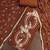 brown chanderi fancy partywear salwar kameez