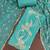 sky blue chanderi fancy partywear salwar kameez