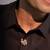 Oxidised antique gold plated royal camel button cover