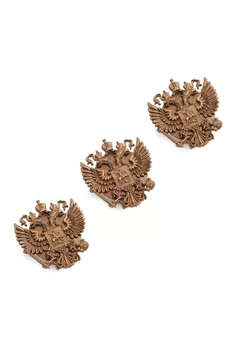 Oxidised antique gold plated button cover
