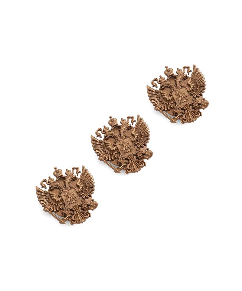Oxidised antique gold plated button cover