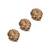 Oxidised antique gold plated lion face button cover