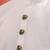Oxidised antique gold plated green button cover