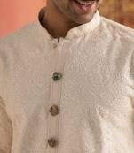 Oxidised antique gold plated green button cover